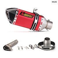 Εξάτμιση AKRAPOVIC σπορ τελικό για μοτοσυκλέτα 300 mm, κόκκινο carbon - Mt36 - Sellzone.bg Εξάτμιση AKRAPOVIC σπορ τελικό για μοτοσυκλέτα 300 mm, κόκκινο carbon - Mt36